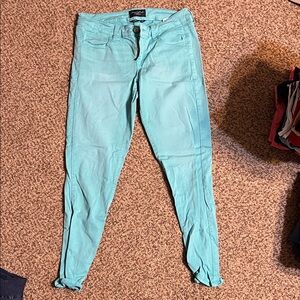 American Eagle Outfitters Turquoise Super Stretch Pants